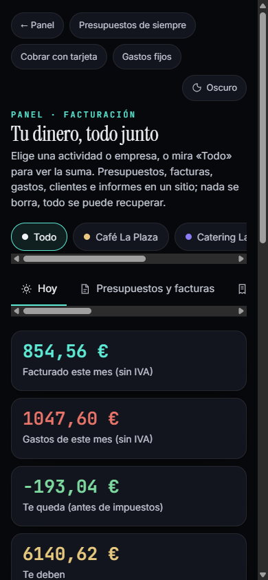 Pantalla Hoy en el móvil